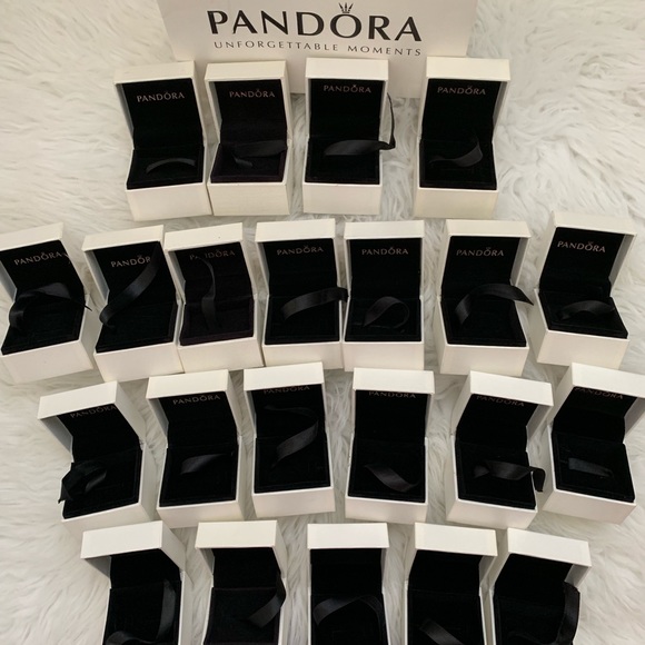 ❌SOLD❌Pandora Empty Charm Box Gift Boxes LOT OF 22 - Picture 3 of 4